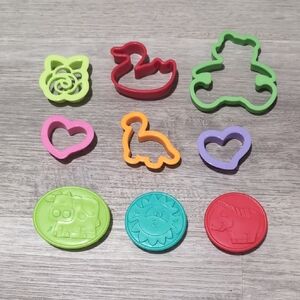Colorful Animal and Shape Cookie Cutters
